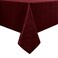 Wekwch Tablecloth Burgundy Jacquard Rectangle Table Cloth 54 X 84 Inch Water Resistant and Wrinkle Free Table Cover for OutdoorIndoorPartyWeddingDining Room