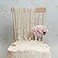 Asiuriys Ivory Gauze Table Runner Cheesecloth Table Runner 120 inches Long Tulle Beige Bohemian Rustic Tablecloth Wedding Bridal Shower Decor