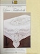 Better Home New Crochet Vinyl Lace Tablecloth 60 wide X 90 long Oblong Bone Beige