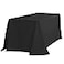 LTC LINENS LinenTablecloth 90 x 156Inch Rectangular Polyester Tablecloth Black