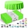 Exquisite 12Pack Premium Plastic 84Inch Round Tablecloth Lime Green