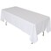 KAITATSU SEN Rectangular Polyester Fabric Tablecloth White 60x102inch