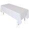 KAITATSU SEN Rectangular Polyester Fabric Tablecloth White 60x102inch