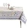 Maison d' Maison d Hermine Table Cloth Square Table 100 Cotton 54 x 54 Inches Tablecloth Reusable Decorative for Dining Kitchen Room Farmhouse Party Home Hotel Restaurant Spring Summer Faience