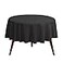 Gee Di Moda Round Tablecloth 90 Inch Black Round Table Cloth for 30 to 60 Inch Round Tables Heavy Duty Washable Fabric for Buffet Table Holiday Party Dinner Wedding Baby Shower