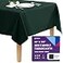 Gee Di Moda Rectangle Tablecloth 60 x 126 Inch Hunter Green Table Cloth for 8 Foot Rectangle Tables Heavy Duty Washable Fabric for Holiday Party Dinner Weddings Baby Shower Events