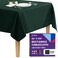 Gee Di Moda Rectangle Tablecloth 60 x 126 Inch Hunter Green Table Cloth for 8 Foot Rectangle Tables Heavy Duty Washable Fabric for Holiday Party Dinner Weddings Baby Shower Events