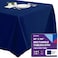 Gee Di Moda Rectangle Tablecloth 90 x 132 Inch Royal Blue Table Cloth for 6 Foot Tables with FloorLength Drop Heavy Duty Washable Fabric for Holiday Party Dinner Weddings Baby Shower