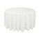 Gee Di Moda Round Tablecloth 120 Inch White Round Table Cloth for 60 to 96 Inch Round Tables Heavy Duty Washable Fabric for Buffet Table Holiday Party Dinner Wedding Baby Shower