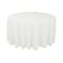 Gee Di Moda Round Tablecloth 120 Inch White Round Table Cloth for 60 to 96 Inch Round Tables Heavy Duty Washable Fabric for Buffet Table Holiday Party Dinner Wedding Baby Shower