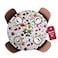 Covers For The Home Deluxe Elastic Edged Flannel Backed Vinyl Fitted Table Cover Watercolor Floral Pattern Small Round Oblong Oval Fits Tables up to 40 44 Diameter