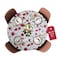 Covers For The Home Deluxe Elastic Edged Flannel Backed Vinyl Fitted Table Cover Watercolor Floral Pattern Small Round Oblong Oval Fits Tables up to 40 44 Diameter