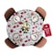 Covers For The Home Deluxe Elastic Edged Flannel Backed Vinyl Fitted Table Cover Watercolor Floral Pattern Small Round Oblong Oval Fits Tables up to 40 44 Diameter