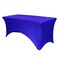 YOUR CHAIR COVERS Rectangular Spandex Table Covers 6ft Fitted Tablecloth Wedding Event Patio Decorations Elastic Fabric Stretch Tables Cover for 6 ft Folding Table Royal Blue