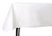 Yourtablecloth Heavy Duty Vinyl Rectangle or Square Tablecloth 6 Gauge Heavy Duty Tablecloth Flannel Backed Wipeable Tablecloth with Vivid Colors Many Sizes 52 x 90 White