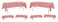 Oojami 6Pack Red and White Checkered Plastic Tablecloths 54 x 108 Gingham Disposable Picnic Table Covers for Outdoor BBQ Parties Events