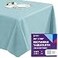 Gee Di Moda Rectangle Tablecloth 90 x 132 Inch Baby Blue Table Cloth for 6 Foot Tables with FloorLength Drop Heavy Duty Washable Fabric for Holiday Party Dinner Weddings Baby Shower