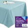 Gee Di Moda Rectangle Tablecloth 90 x 132 Inch Baby Blue Table Cloth for 6 Foot Tables with FloorLength Drop Heavy Duty Washable Fabric for Holiday Party Dinner Weddings Baby Shower