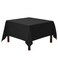 Gee Di Moda Square Tablecloth 85 x 85 Inch Black Table Cloth for Large Square or Round Tables Heavy Duty Washable Fabric for Buffet Table Holiday Party Dinner Wedding Baby Shower