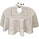 Grelucgo Handmade Double Hemstitch Natural Tablecloth for 4 Seats Round 54 Inch