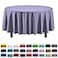 Party Solids Exquisite 6Pack Premium Plastic Tablecloth 84in Round Plastic Table Cover Lavender