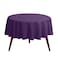 Gee Di Moda Round Tablecloth 108 Inch Purple Round Table Cloth for 48 to 72 Inch Round Tables Heavy Duty Washable Fabric for Buffet Table Holiday Party Dinner Wedding Baby Shower
