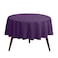 Gee Di Moda Round Tablecloth 108 Inch Purple Round Table Cloth for 48 to 72 Inch Round Tables Heavy Duty Washable Fabric for Buffet Table Holiday Party Dinner Wedding Baby Shower