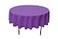 GEFEII Kitchen Tablecloth 70 inch Round Tablecloths Solid Polyester Table Cloth for Wedding Party Restaurant Banquet Dining Buffet Table Picnic Decorations Round70 inch Purple