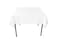 GEFEII Kitchen 54 inch Square Tablecloth Solid Polyester White Tablecloths for Wedding Party Restaurant Banquet Dining Buffet Table Picnic Decorations Square54x54 inch White
