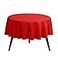 Gee Di Moda Round Tablecloth 132 Inch Red Round Table Cloth for 72 to 96 Inch Round Tables Heavy Duty Washable Fabric for Buffet Table Holiday Party Dinner Wedding Baby Shower