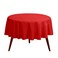 Gee Di Moda Round Tablecloth 132 Inch Red Round Table Cloth for 72 to 96 Inch Round Tables Heavy Duty Washable Fabric for Buffet Table Holiday Party Dinner Wedding Baby Shower