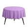 Gee Di Moda Round Tablecloth 132 Inch Lavender Round Table Cloth for 72 to 96 Inch Round Tables Heavy Duty Washable Fabric for Buffet Table Holiday Party Dinner Wedding Baby Shower