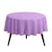 Gee Di Moda Round Tablecloth 132 Inch Lavender Round Table Cloth for 72 to 96 Inch Round Tables Heavy Duty Washable Fabric for Buffet Table Holiday Party Dinner Wedding Baby Shower