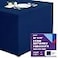 Gee Di Moda Fitted Tablecloth 72 x 30 Inch Royal Blue FloorLength Fitted Table Cloth for 6 Foot Rectangle Table Heavy Duty Washable Fabric for Parties Dinner Weddings Baby Shower Trade Show
