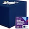 Gee Di Moda Fitted Tablecloth 72 x 30 Inch Royal Blue FloorLength Fitted Table Cloth for 6 Foot Rectangle Table Heavy Duty Washable Fabric for Parties Dinner Weddings Baby Shower Trade Show