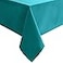 Hiasan Rectangle Tablecloth Water Resistant and Spillproof Kitchen Washable Polyester Fabric Table Cloth for 6 Foot Tables 54 x 120 Inch Turquoise
