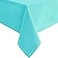 Hiasan Solid Rectangle Tablecloth Aqua Waterproof Washable Oblong Fabric Table Cloth for Dining Room Kitchen and Outdoor Use 54 x 120 Inch