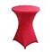 iEventStar 30 inches 32 Highboy Cocktail Round Stretch Spandex Fitted Table Cover High Top Square Corners Tablecloth 3032 Dia x 43 Fuchsia