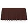 Lann's Linens Lanns Linens 90 x 132 Inch Rectangular Tablecloth Washable Polyester Fabric Table Cloth for Dining Tables Restaurants Weddings Chocolate Brown