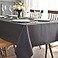 maxmill Jacquard Tablecloth Swirl Design Spillproof Wrinkle Free Heavy Weight Soft Table Cloth Decorative Fabric Table Cover for Outdoor and Indoor Use Oblong 60 x 120 Inch Charcoal