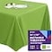 Gee Di Moda Rectangle Tablecloth 90 x 132 Inch Apple Green Table Cloth for 6 Foot Tables with FloorLength Drop Heavy Duty Washable Fabric for Holiday Party Dinner Weddings Baby Shower