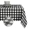 Obstal 100 Waterproof PVC Table Cloth OilProof SpillProof Vinyl Rectangle Tablecloth Wipeable Table Cover for Outdoor and Indoor UseBlack54 x 54 Inch