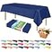 ZIMPLEWARE Premium Navy Blue Plastic Table Cloth Disposable 6 Pk Plastic Tablecloths for Rectangle Tables 54in x 108in Party Table Cloths Disposable for 6ft to 8ft Rectangle Tables
