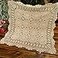 Hetao 100 Cotton Handmade Crochet Square Tablecloth Doilies Lace Table CoversBeige 27 Inch