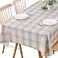 TruDelve Heavy Duty Vinyl Table Cloth for Kitchen Dining Tables Wipeable PVC Tablecloth for Rectangle Table 54 x 108 Lattice3