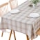TruDelve Heavy Duty Vinyl Table Cloth for Kitchen Dining Tables Wipeable PVC Tablecloth for Rectangle Table 54 x 108 Lattice3