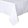 sancua Rectangle Tablecloth 60 x 102 Inch Stain and Wrinkle Resistant Washable Polyester Table Cloth Decorative Fabric Table Cover for Dining Tables Buffet Parties and Camping White