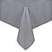 sancua Square Tablecloth 54 x 54 Inch Stain and Wrinkle Resistant Washable Polyester Table Cloth Decorative Fabric Table Cover for Dining Tables Buffet Parties and Camping Light Grey