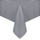 sancua Square Tablecloth 54 x 54 Inch Stain and Wrinkle Resistant Washable Polyester Table Cloth Decorative Fabric Table Cover for Dining Tables Buffet Parties and Camping Light Grey