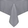 sancua Square Tablecloth 54 x 54 Inch Stain and Wrinkle Resistant Washable Polyester Table Cloth Decorative Fabric Table Cover for Dining Tables Buffet Parties and Camping Light Grey